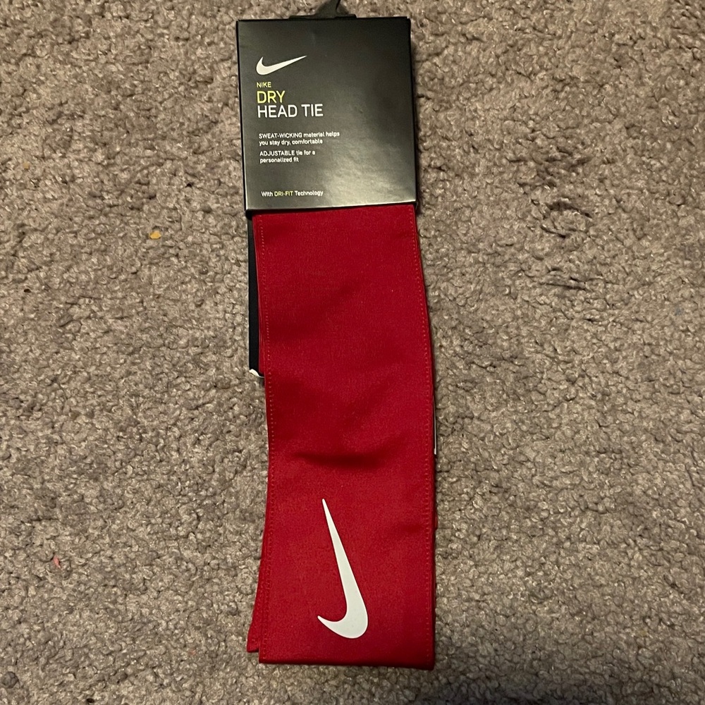 Nike Red Dri-FIT Head Tie